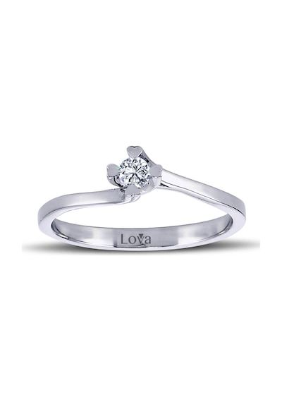 Lova G Renk 0,10 Karat Pırlanta Tektaş Yüzük - 1070026