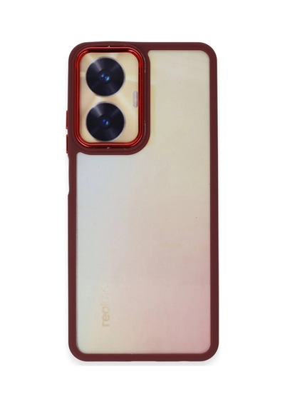 Realme C55 Kılıf Dora Kapak - Kırmızı Evimdeyokyok