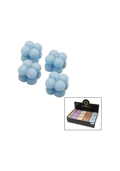 Maximum Max-2321 Mum 4 Adet Renkli Kokulu Mini Bubble Kabarcık Modeli - 27'li Paket Diğer