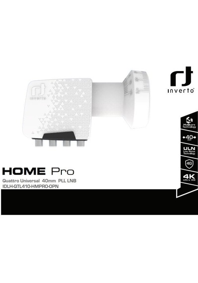 Inverto Home Pro Uln Quattro Santral Lnb Full Hd 4K Uyumlu