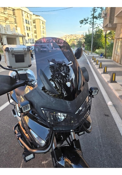 Motocam Honda Varadero Xl 1000 Ön Cam 2004-2011 Model 48cm Siyah Renkli 4mm
