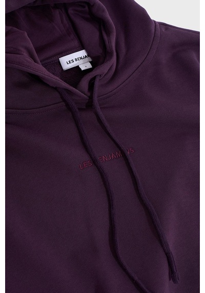 Les Benjamins Bayan Sweat Lb24fwessfuhd-303 Mor Mor