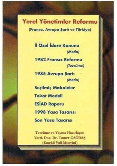 Yerel Yönetimler Reformu Fransa Avrupa Şartı ve Türkiye