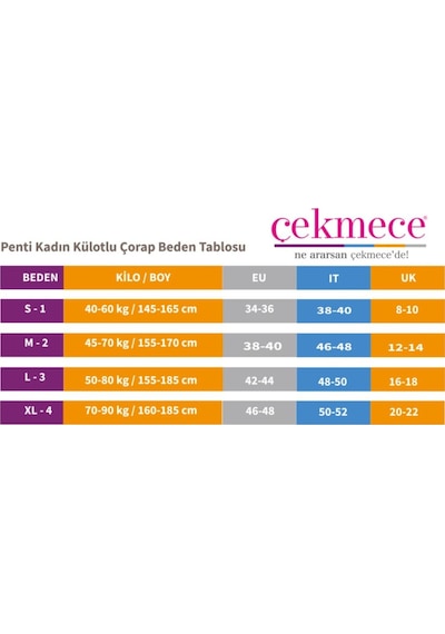 Penti Kadın Karışık Külotlu Çorap 3'lü Yeni Sezon 001