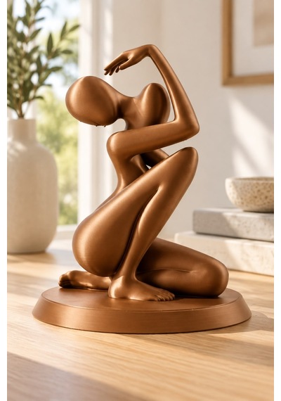Zarif Soyut Silüet Figürlü Dekoratif Biblo 64725783