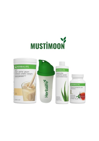 Mutlu Set Vanilya Shake Aloevera Klasik Çay