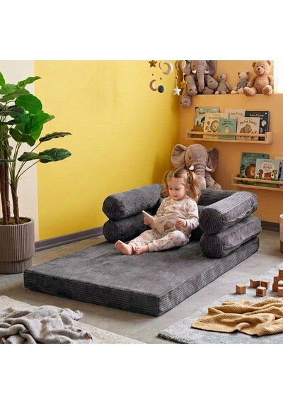 Miniwood Montessori Yatak Oyun Alanlı Bebek Yer Yatağı Sünger Çocuk Karyola 108 x 150 CM