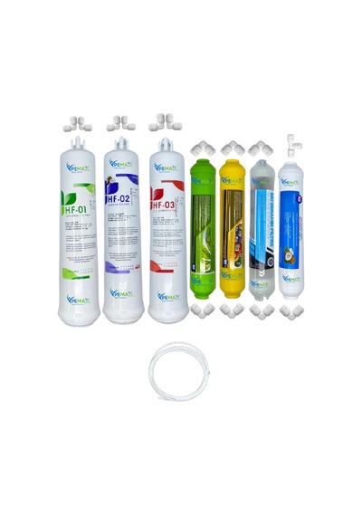 Pws Kapalı Kasa Su Arıtma Cihazlarına Hft 7li Mebransız Alkali +mineral +detox+tatlandırıcı