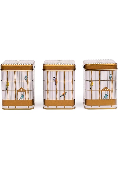 Evle Birdcage Kare Saklama Set Mini 3 Parça Çok Renkli