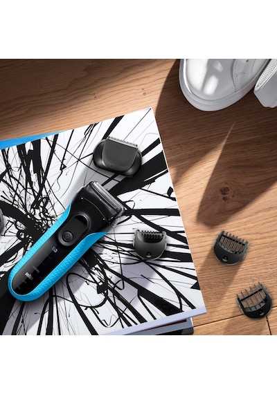 Braun Series 3 3010BT Sakal Şekilendirici Islak ve Kuru Tıraş Makinesi Braun Series 3 3010BT Sakal Şekilendirici Islak ve Kuru Tıraş Makinesi