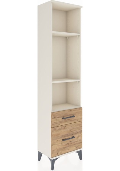 Arges Dolap 3 Raflı 2 Çekmeceli 44x30x182 Aytaşı-çam Aytaşı
