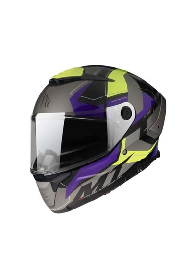 Mt Thunder 4 Sv Vailant B2 Full Face Motosiklet Kaskı Gri