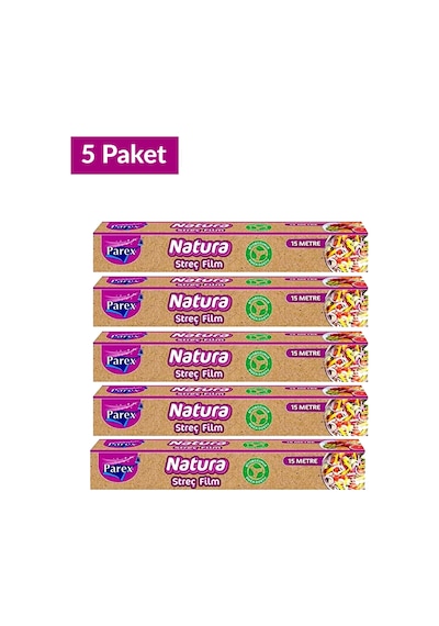 Natura Streç Film 15 Mt 5 Paket