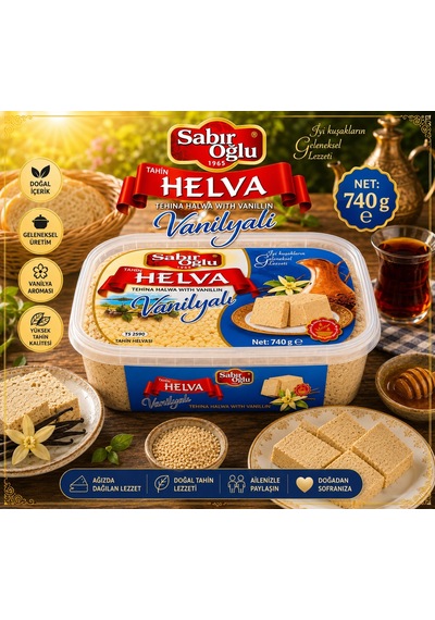 Sabıroğlu Sade Helva Kutu 740 G