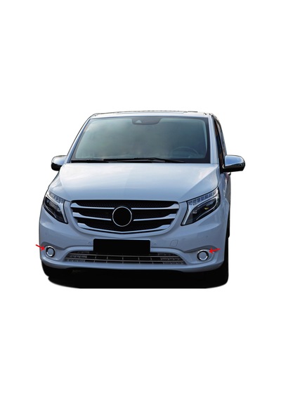 S-dizayn Mercedes Vito W447 Krom Sis Farı Çerçevesi 2 Prç. 2014-2020