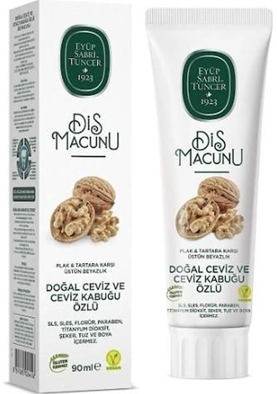 Eyüp Sabri Tuncer Doğal Ceviz ve Kabuğu Özlü Diş Macunu 90 ML