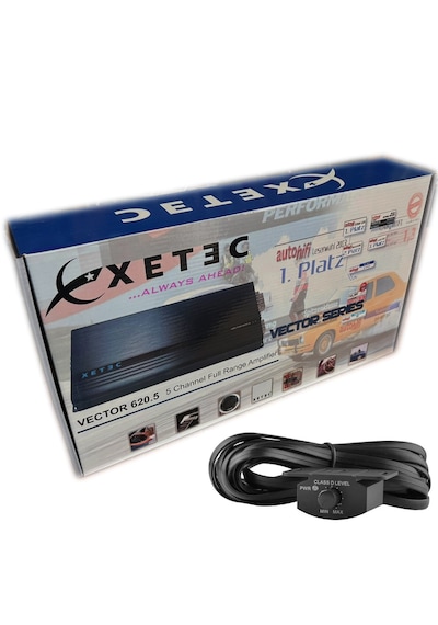 Xetec Vector 620.5 5 Kanal Bass Kontrollü Oto Amfisi