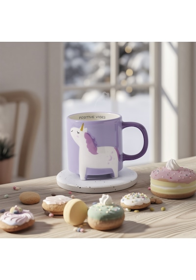 Aryıldız Animal Unicorn Kupa 320 Ml Çok Renkli