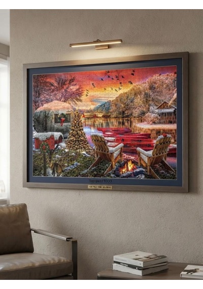 Göç Yolu Ve Limana Karşı İkili Set - 1000 + 500 Parça İkili Puzzle Seti