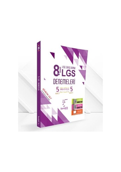 Karekök Yayınları 8.Sınıf Deneme Sınavı Lgs 5Li
