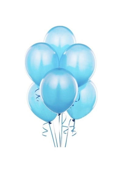 Mavi Metalik Balon