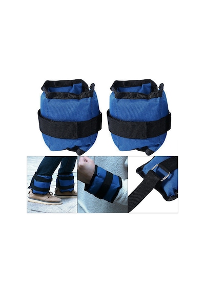 El Ayak Ağırlığı Kum Torbası 1.5 KG 1500 Gr 1 Adet Mavi