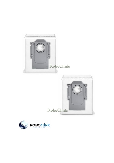 Roborock Qrevo 2 Pro Robot Süpürge Uyumlu Yedek Parça Toz Torba 2 Adet