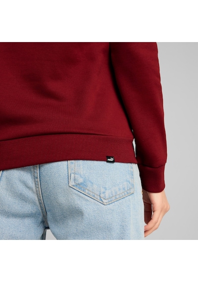 Puma Ess Logo Lab Kadın Bordo Kapüşonlu Hoodie Bordo