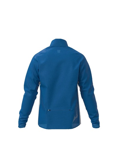 Mizuno Rb Rain Jacket Erkek Sweatshirt Mavi Çok Renkli