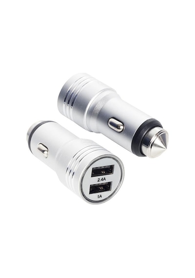 Powerway X-633 Çift Usb'li 3.1 Amper Metal Çakmaklık Araç Şarj Cihazı