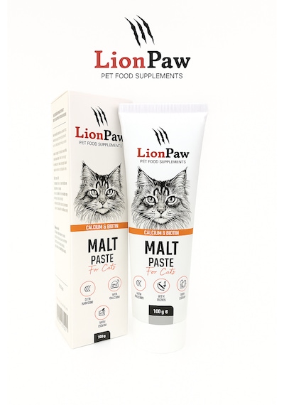 Kedi Malt Macunu 100g Tüy Yumağı,kusma Önleyici,taurin,biotin Sindirim Destekli Kedi Damlası Hediye