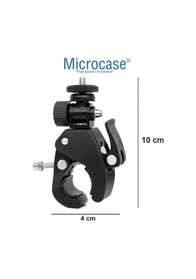 Microcase Aksiyon Kameralar Klipsli Bisiklet Gidon Tutucu Al2705
