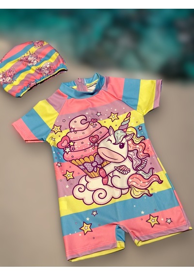 Lolliboomkids Yeni Sezon Sırt Fermuarlı Yarım Vücut Çok Renkli Güneş Korumalı Boneli Mayo Takım Çok Renkli Lolliboomkids Yeni Sezon Sırt Fermuarlı Yarım Vücut Çok Renkli Güneş Korumalı Boneli Mayo Takım Çok Renkli