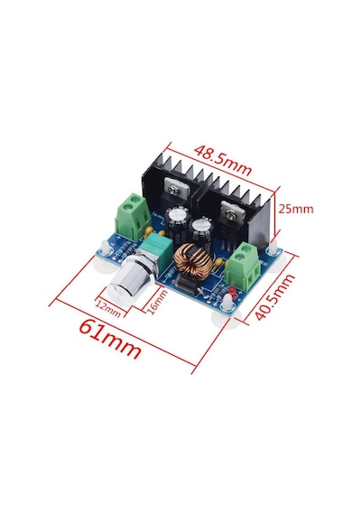 XH-M401 8A Voltaj Düşürücü Regülatör Kartı 200W