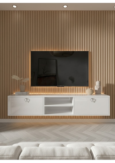 Resital Tv Ünitesi S1830-1 Beyaz Beyaz