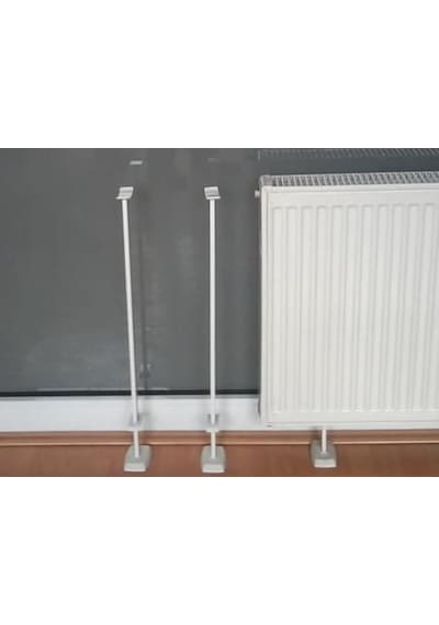 Panel Radyatör Petek Yere Montaj Ayağıı 60 Cm 600 Lük İçin 2 Adet Bir Takım