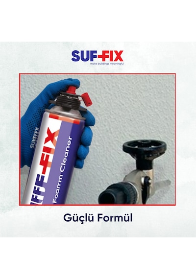 Suf-fix 500 Foam Cleaner Pu Köpük Temizleyici 500ml 12 Adet Toptan Paket
