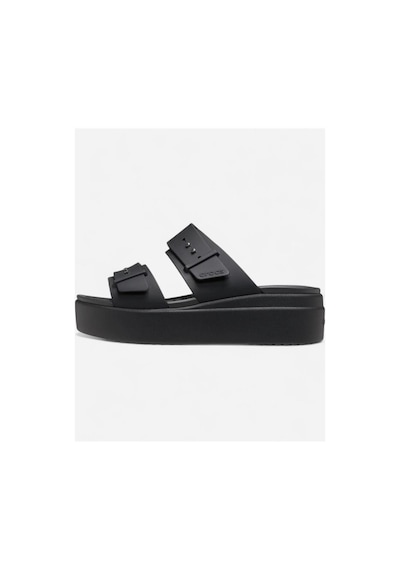 Crocs 207431-brooklyn Buckle 001-black Kadın Terlik Siyah