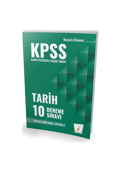 2026 Kpss Tarih 10 Deneme Sınavı / Mustafa Özdemir