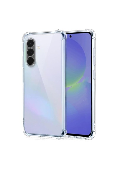 Samsung Uyumlu Galaxy A36 Kapak Kamera Korumalı Airbag Antishock Köşe Korumalı Şeffaf Silikon Kılıf Diğer