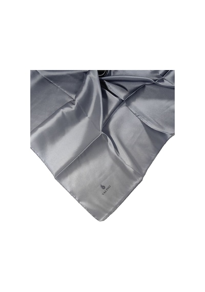 Mim Eşarp Mısırlı Eşarpları Degrade Kristal Sport Bulut Desenli Polyester Eşarp Açık Gri - Gümüş