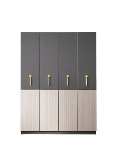Rudu Milas 4 Kapaklı 160x45x190 Cm Giyisi, Eşya Dolap/gardırop Antrasit-dor Antrasit - Dor Rudu Milas 4 Kapaklı 160x45x190 Cm Giyisi, Eşya Dolap/gardırop Antrasit-dor Antrasit - Dor