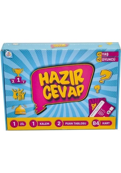 Laço Hazır Cevap Lc7506 Çocuklar İçin Eğitici Ve Öğretici Kutu Oyunu