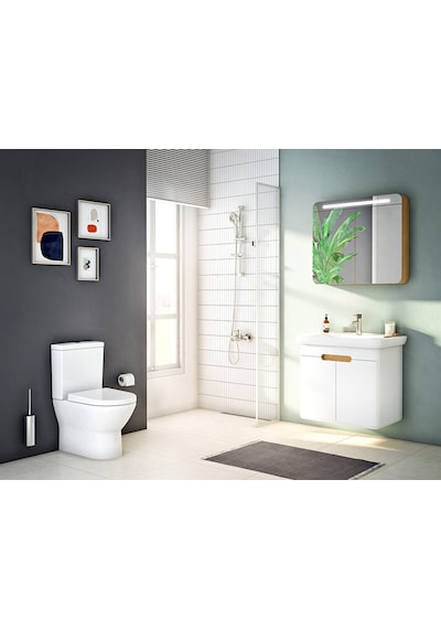 VitrA 330B2016 Rezervuar İç Takım, Alttan Su Girişli, 3/6 L Beyaz