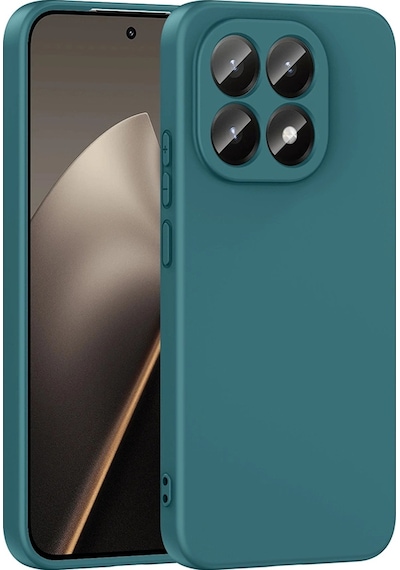 Xiaomi 15t Kılıf Zore Mara Lansman Kapak Koyu Yeşil