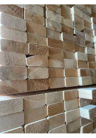 Planyalı Ahşap Çam Kereste Kalas 5x10x300xm