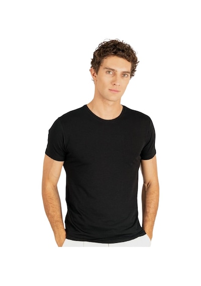 Tudors 20409 Slim Fit Dar Kesim Bisiklet Yaka Kısa Kol Basic Erkek Tişört Siyah Tudors 20409 Slim Fit Dar Kesim Bisiklet Yaka Kısa Kol Basic Erkek Tişört Siyah