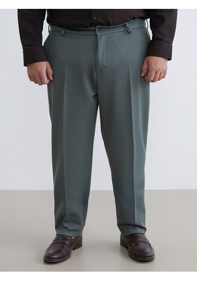 Lcwaıkıkı Classic Haki Büyük Beden Erkek Chino Pantolon