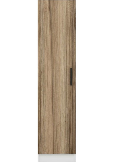 Minar Kale 1 Kapaklı Raflı Dolap Beyaz - Dore 190cm