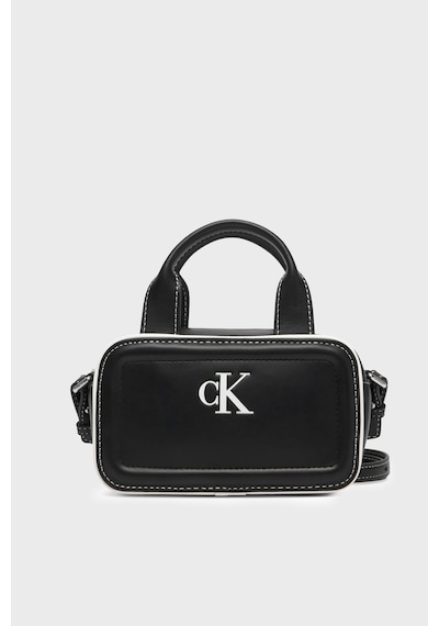 Calvin Klein Logolu Sabit Saplı Çanta Lv04f1257gub1 Bayan Çanta Lv04f1257g Ub1 Siyah